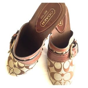 Coach Clogs - Size 8